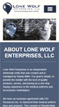 Mobile Screenshot of lonewolf.bz