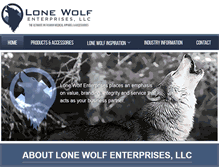 Tablet Screenshot of lonewolf.bz